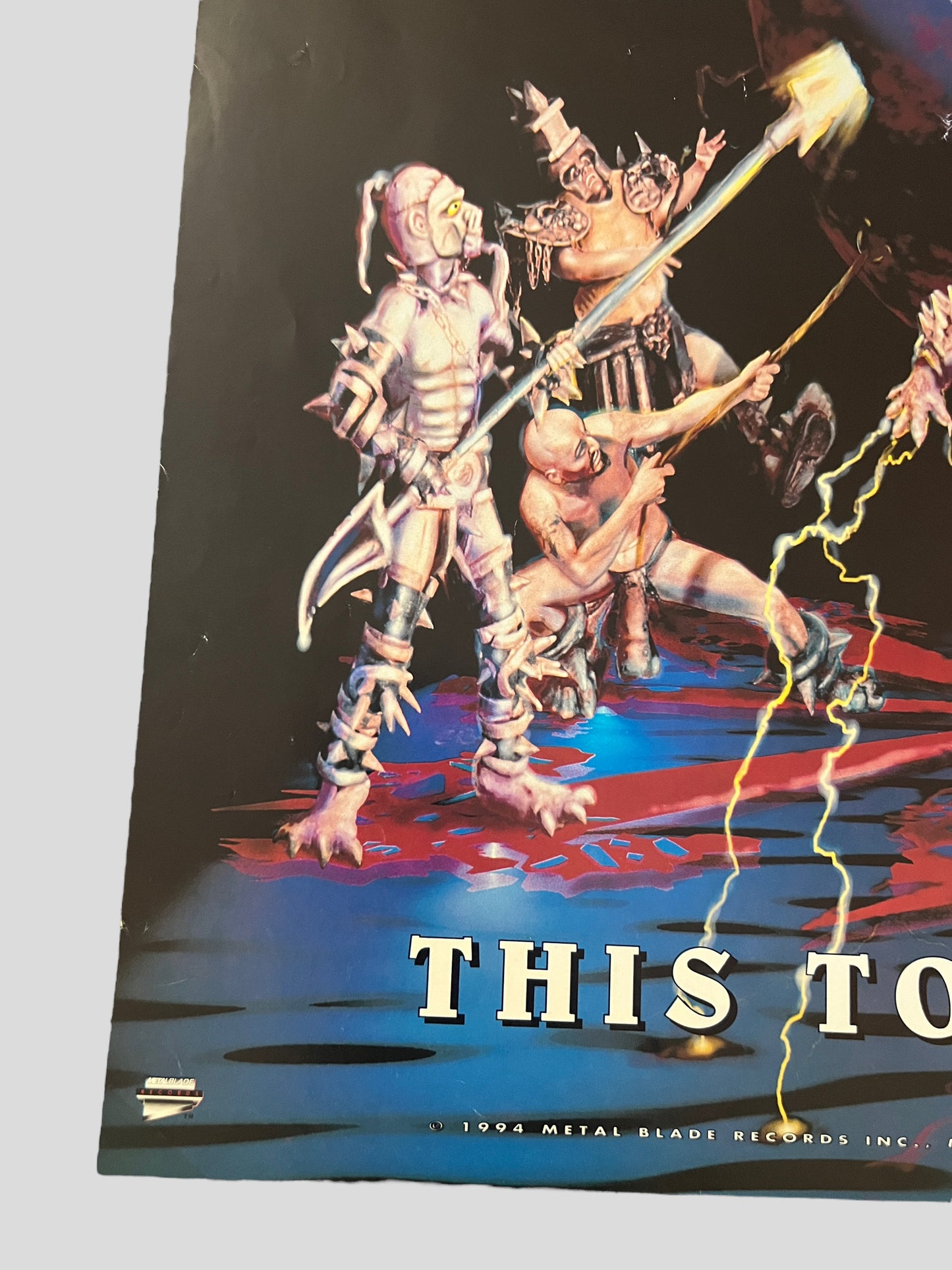 Gwar - This Toilet Earth Vintage 1994 Promo Poster 18 x 24 inches