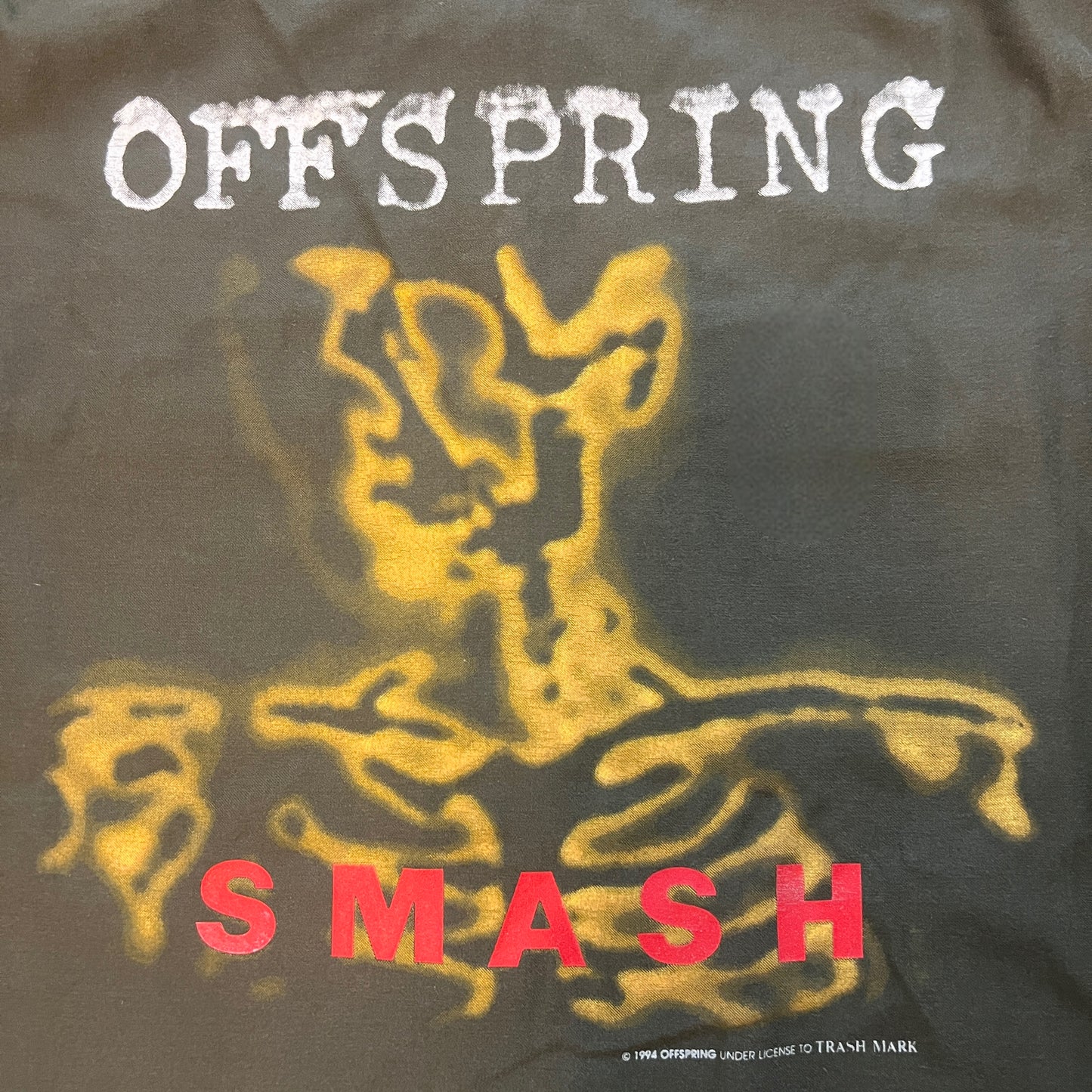 The Offspring Band Smash Germany Vintage Military Style Shirt Size XL