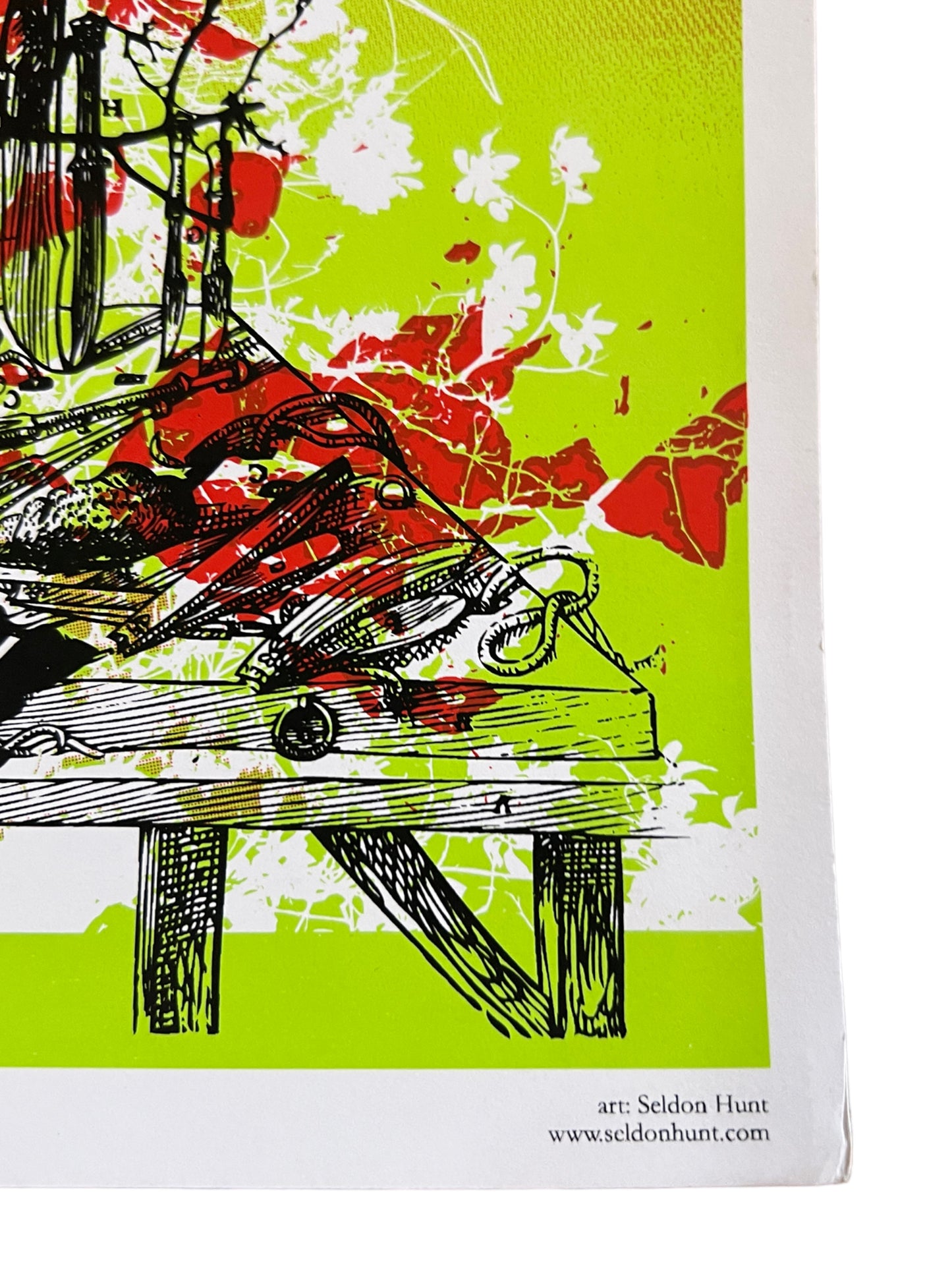 Isis The Band / Jesu / Torche / Zozobra USA 2007 Silkscreen Tour Poster Seldon 19 x 25 inches
