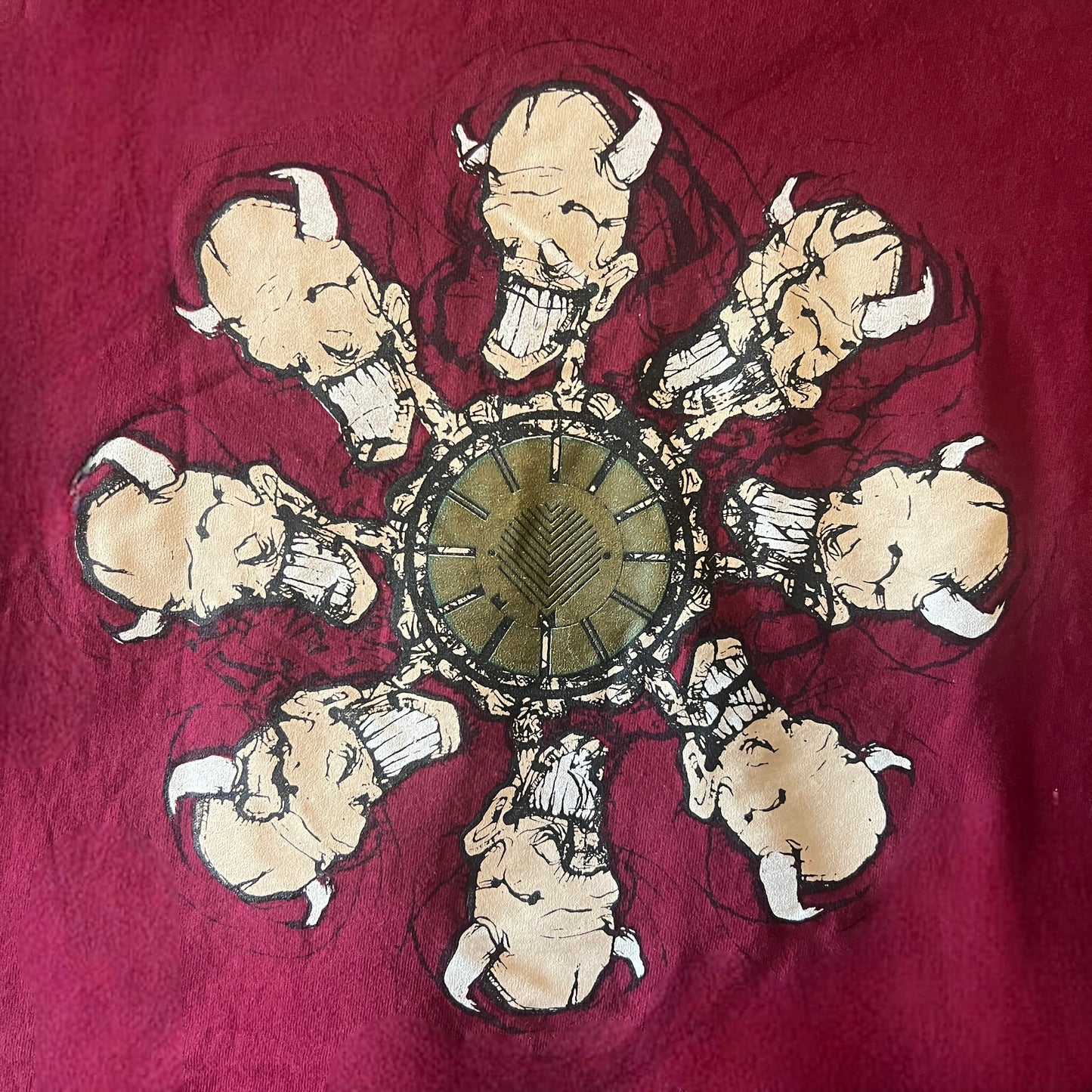 Converge Band Brutal Truth 1997 Vintage T-Shirt Size XL