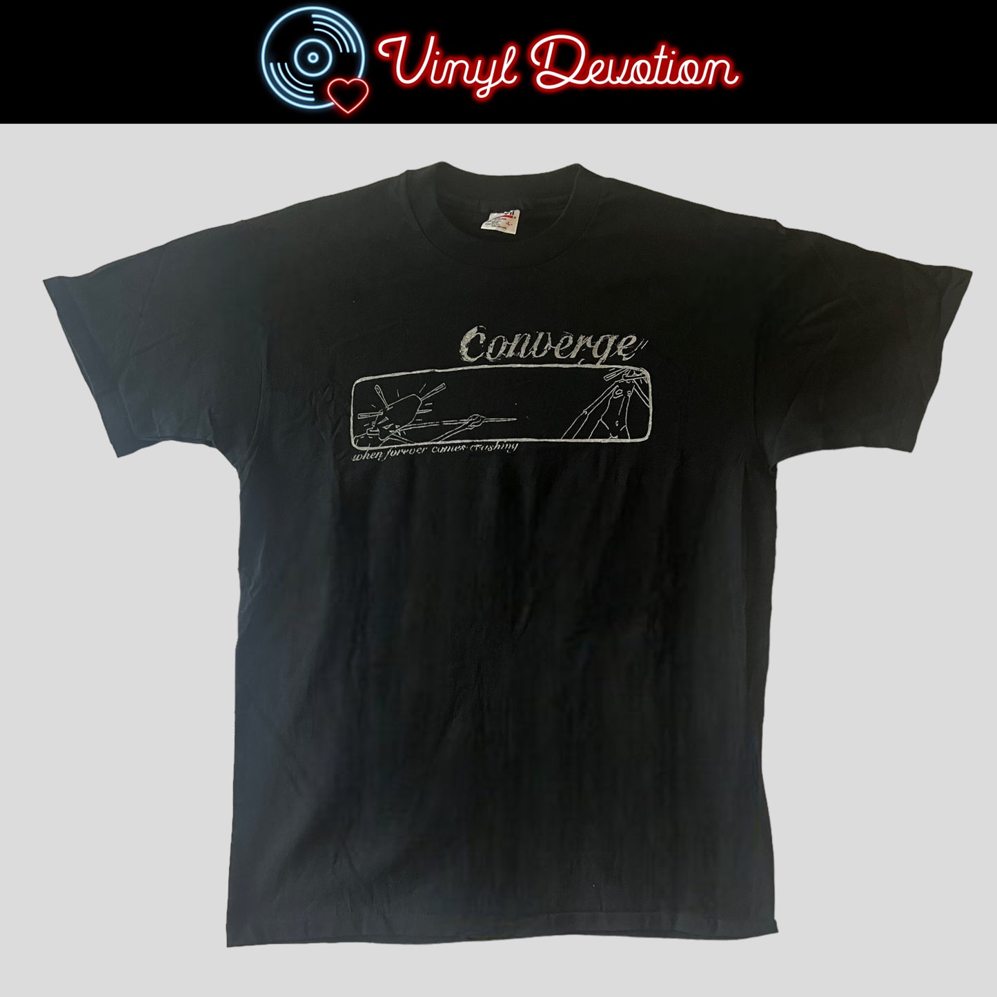 Converge Band When Forever Comes Crashing 1998 Vintage T-Shirt Size L