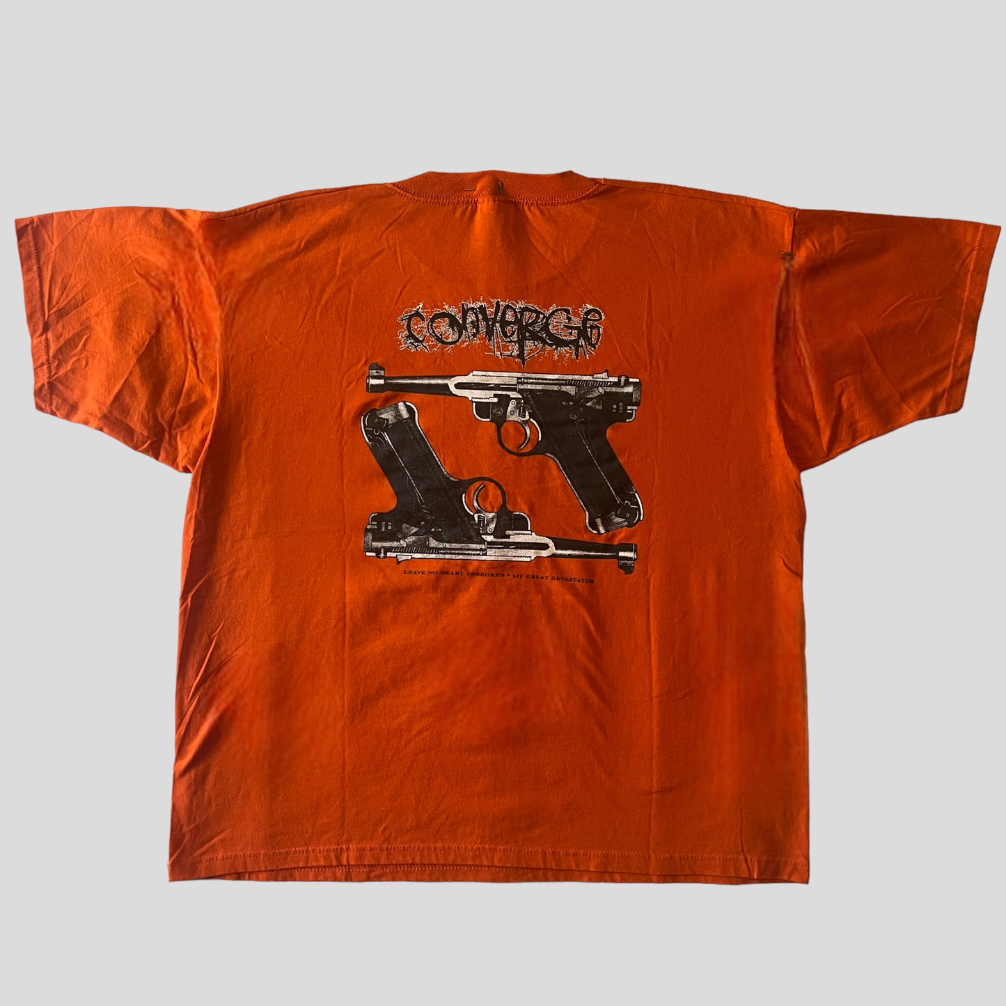 Converge Band My Great Devastator Poacher Diaries 1999 Vintage T-Shirt Size XL