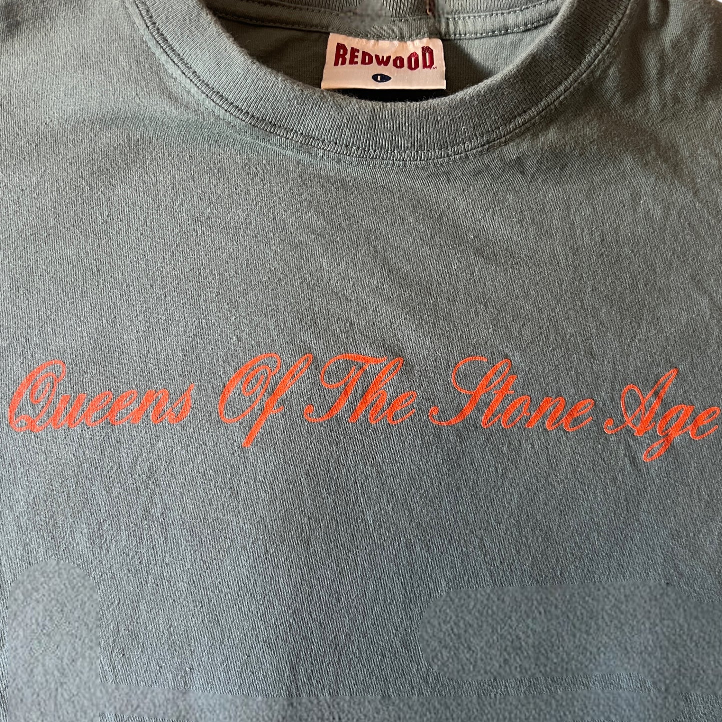 Queens Of The Stone Age 1998 Tour Vintage T-Shirt Size L 18 A.D.
