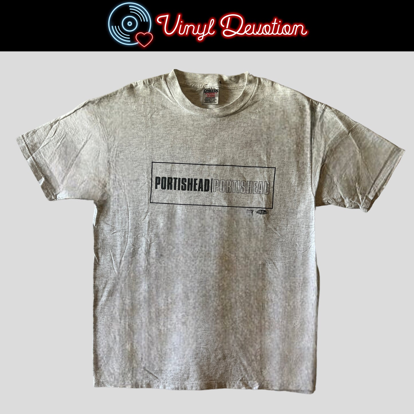 Portishead Band Self Titled Vintage 1997 T-Shirt Size L Gray