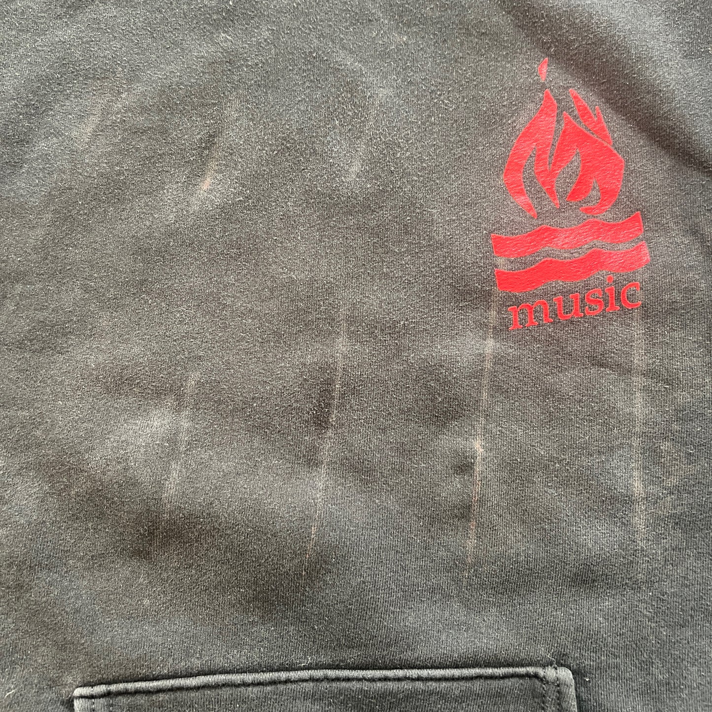 Hot Water Music Band Pullover Hoodie Size Large