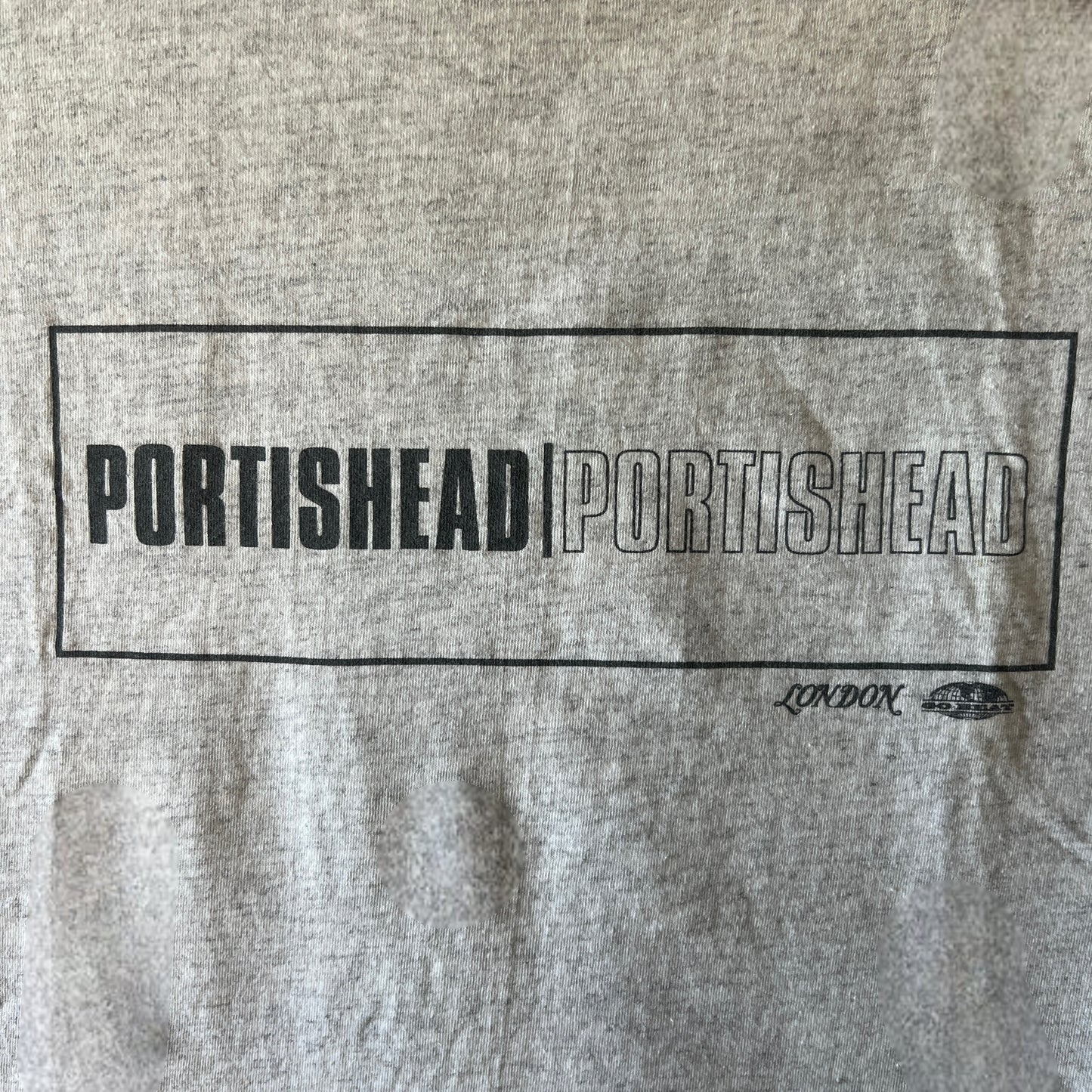 Portishead Band Self Titled Vintage 1997 T-Shirt Size L Gray