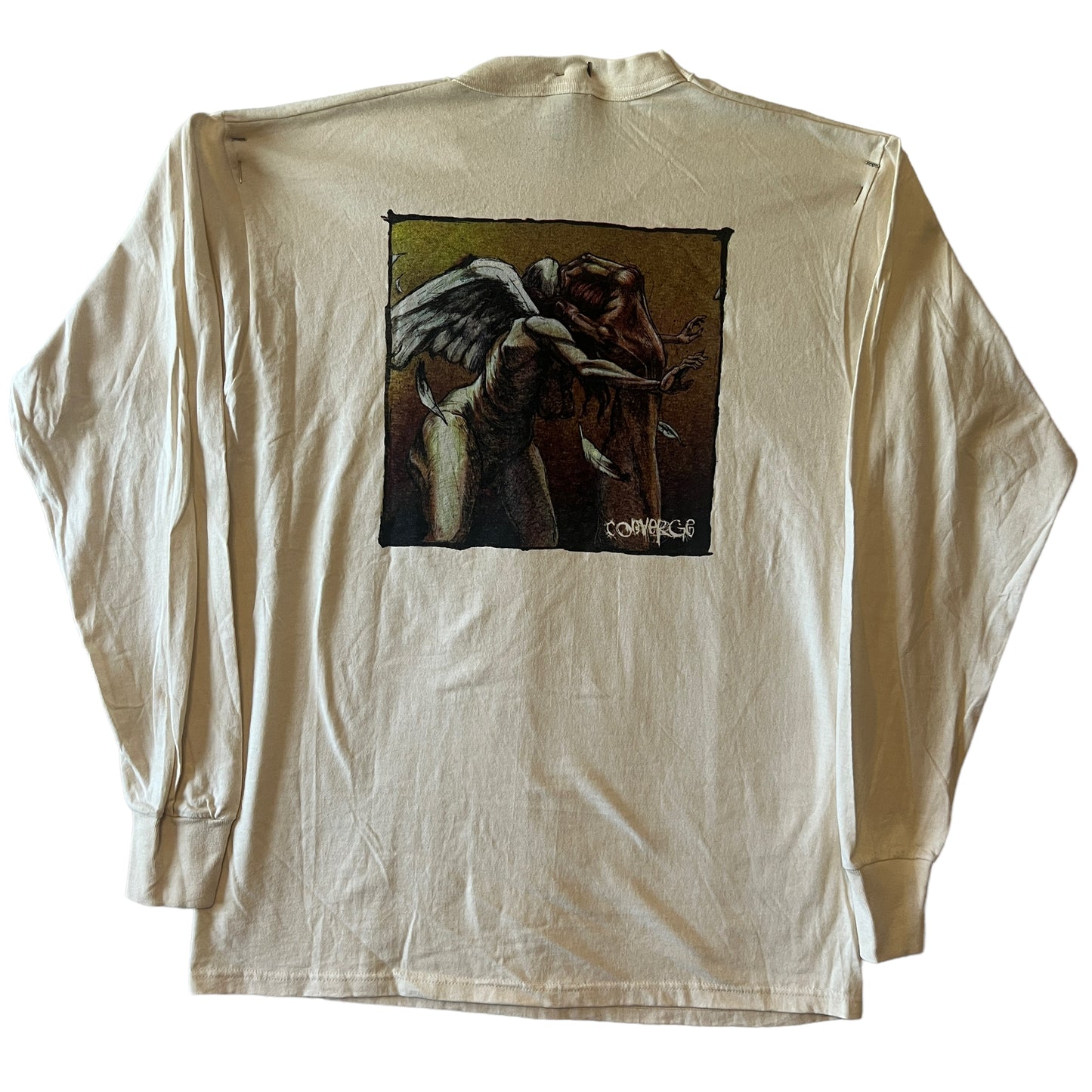 Converge Band Y2K / Poacher Diaries Vintage White Long Sleeve T-Shirt Size XL