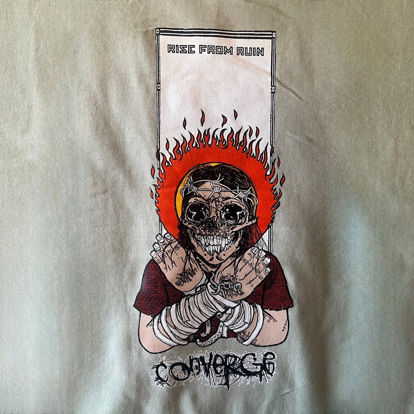 Converge Band Rise From Ruins Poacher Diaries 1999 Vintage T-Shirt Size L