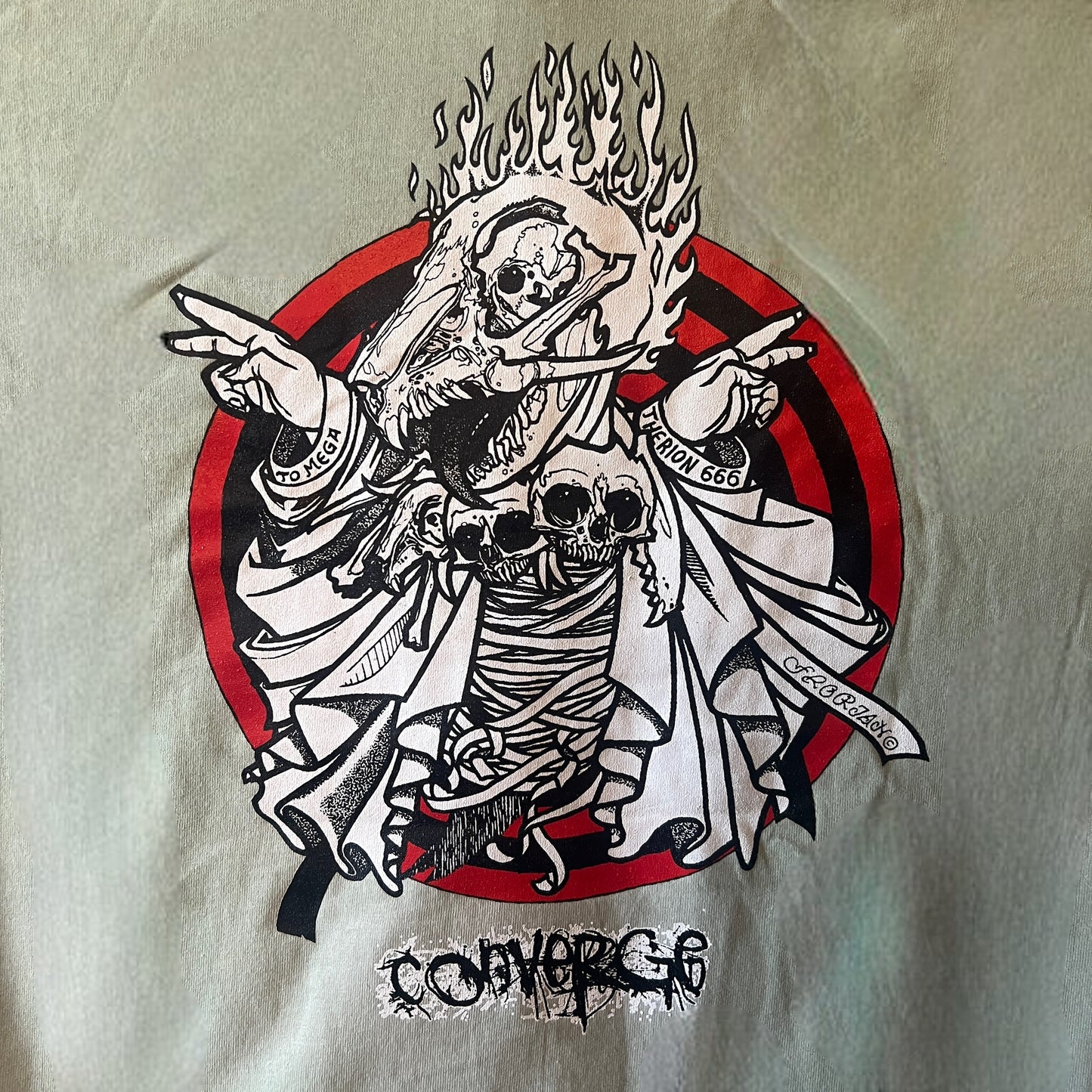 Converge Band Rise From Ruins Poacher Diaries 1999 Vintage T-Shirt Size L