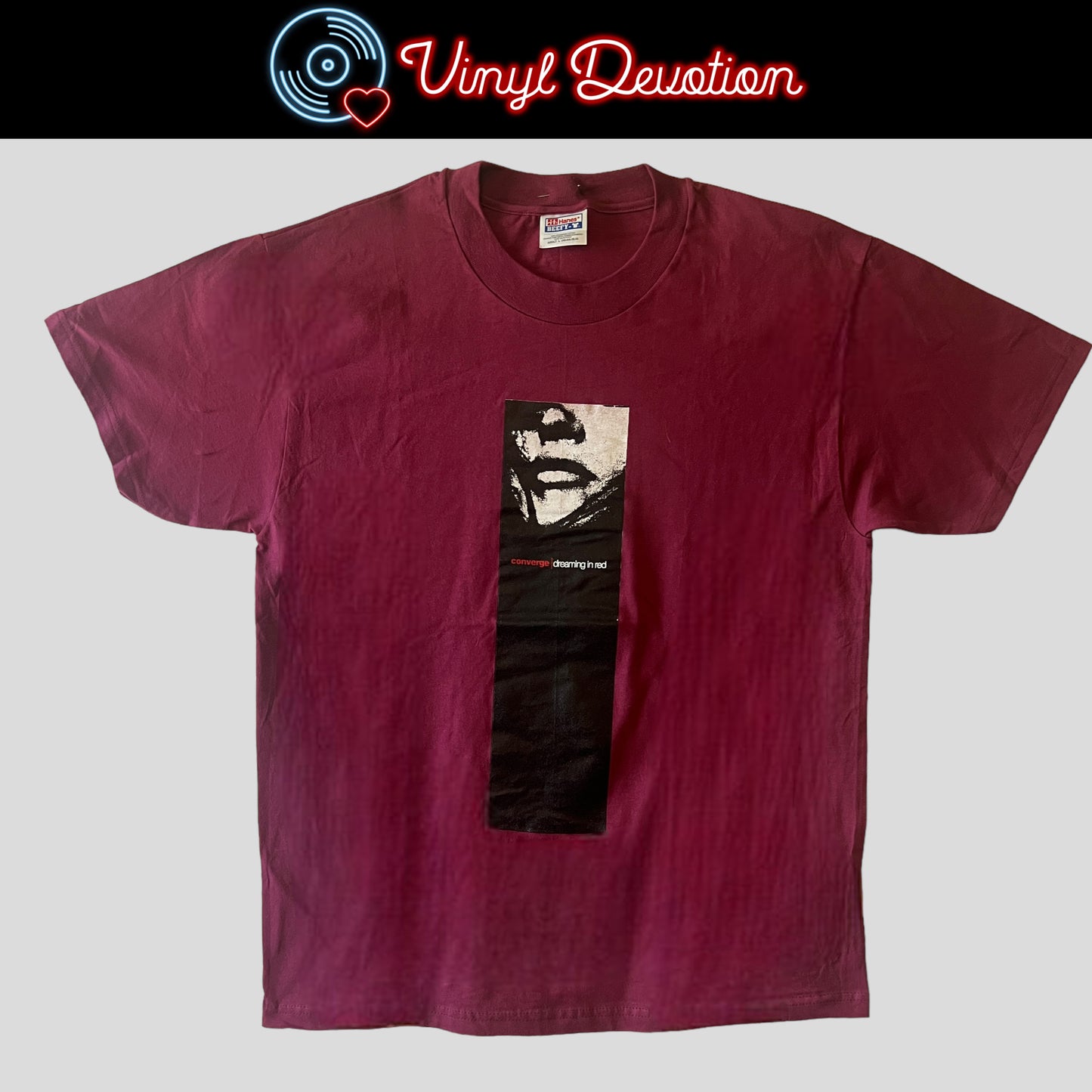 Converge Band Dreaming In Red Petitioning The Empty Sky 1996 Vintage T-Shirt Size L