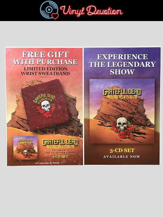 Grateful Dead - 2016 Red Rocks Live Release Promo Posters 11 x 17 inches