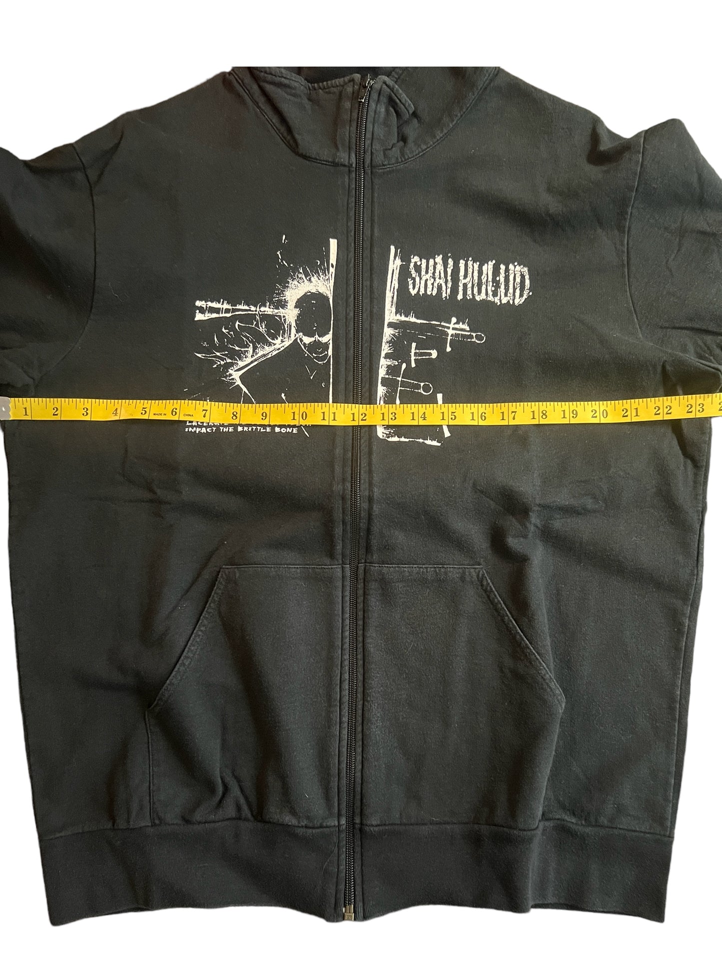 Shai Hulud Band That Within Blood Ill-Tempered Zip Up Crewneck Sweatshirt Size XL