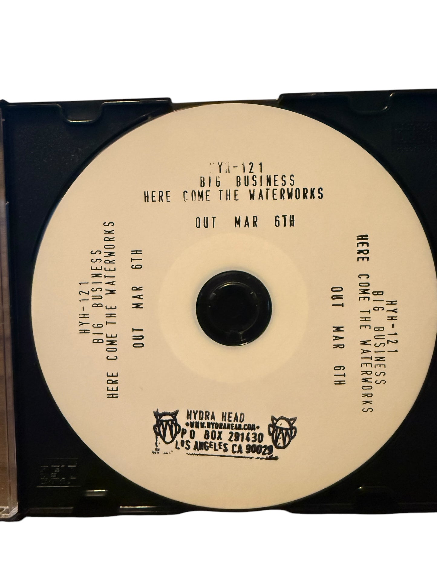 Big Business – Here Come The Waterworks Promo/Advance CD