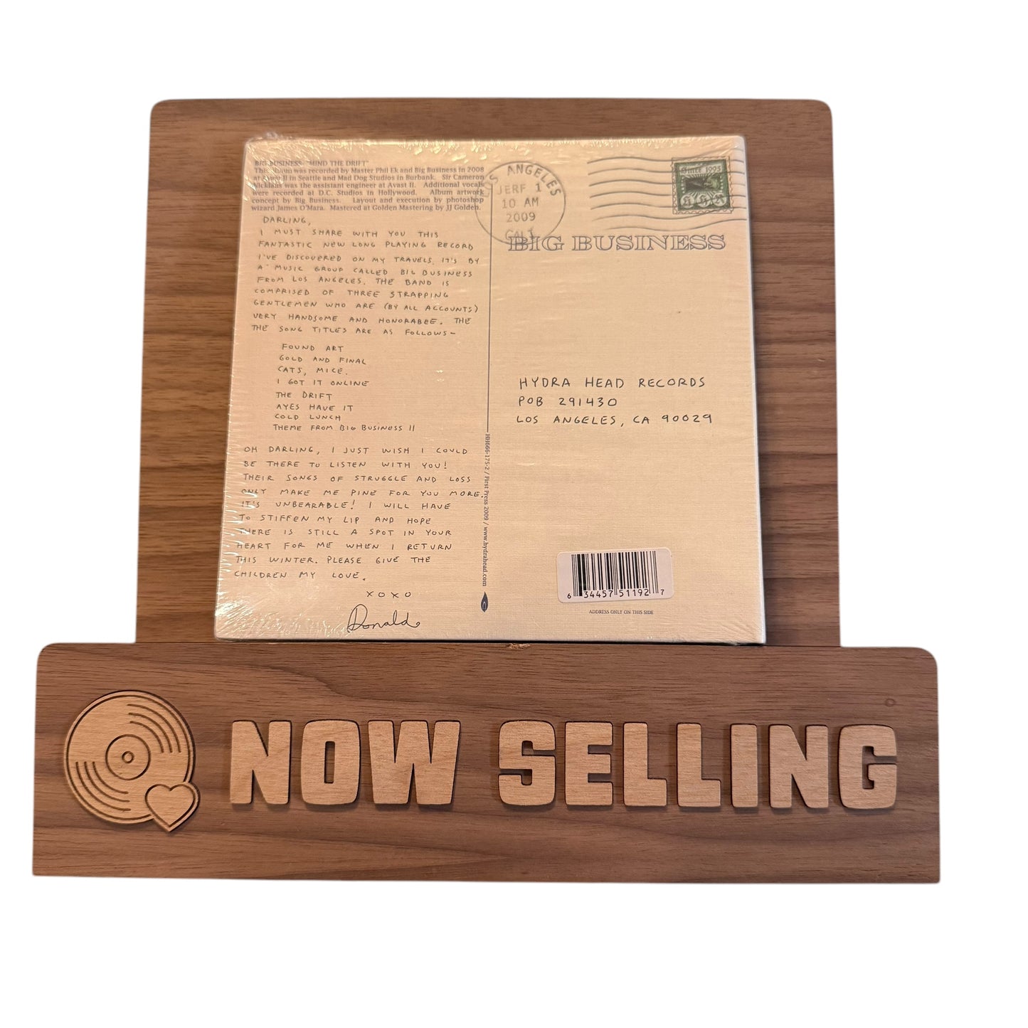 Big Business – Mind The Drift CD Sealed with hype sticker!