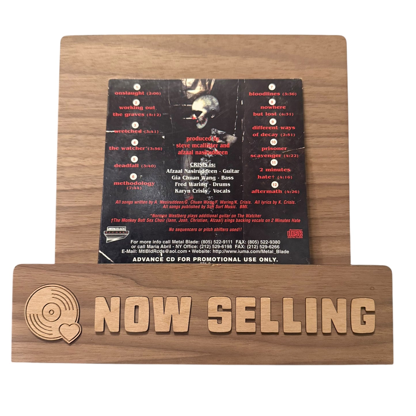 Crisis – Deathshead Extermination Promo CD