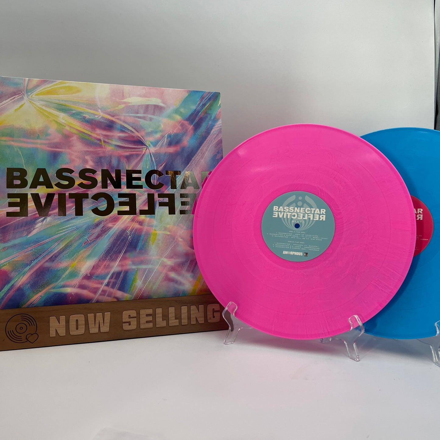 Bassnectar - Reflective Vinyl EP Pink Marbled / Blue Marbled