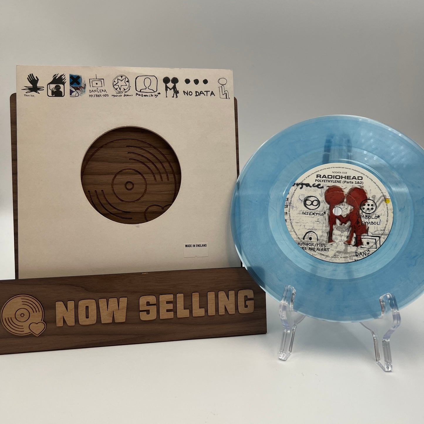 Radiohead - Paranoid Android Vinyl 7" Blue Translucent OK Computer