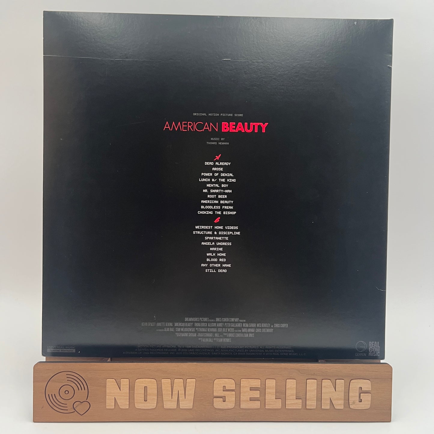 American Beauty Soundtrack Score Vinyl LP Red & Black Haze Thomas Newman