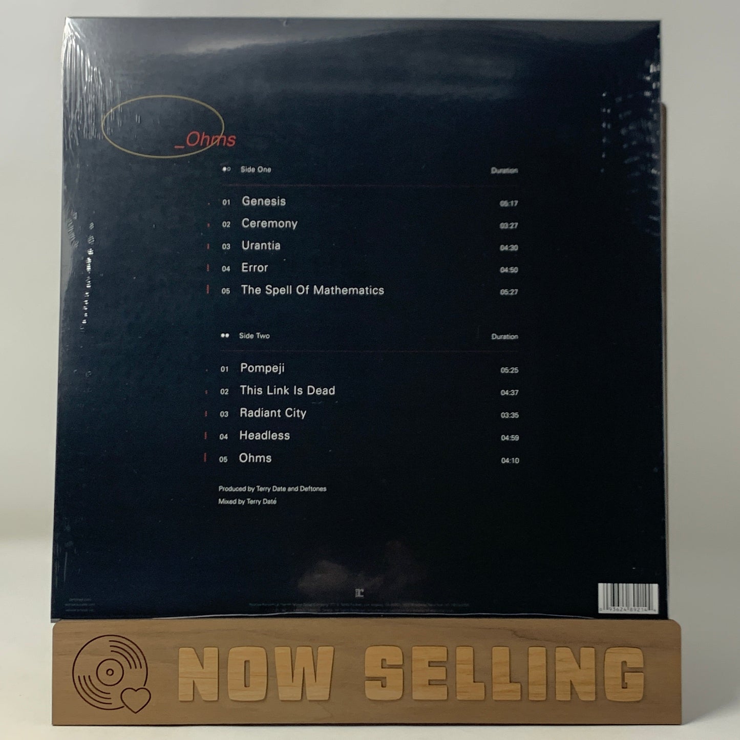 Deftones - Ohms Vinyl LP Black SEALED