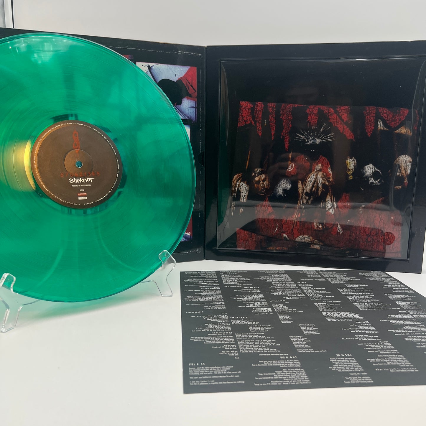 Slipknot - Slipknot Vinyl LP Box Green with Shirt Size Large