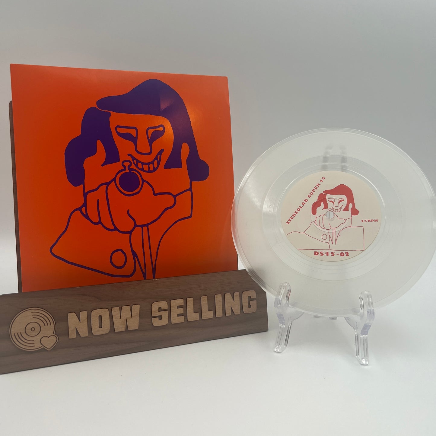 Stereolab - Stunning Debut Album Vinyl 7" Clear Repress