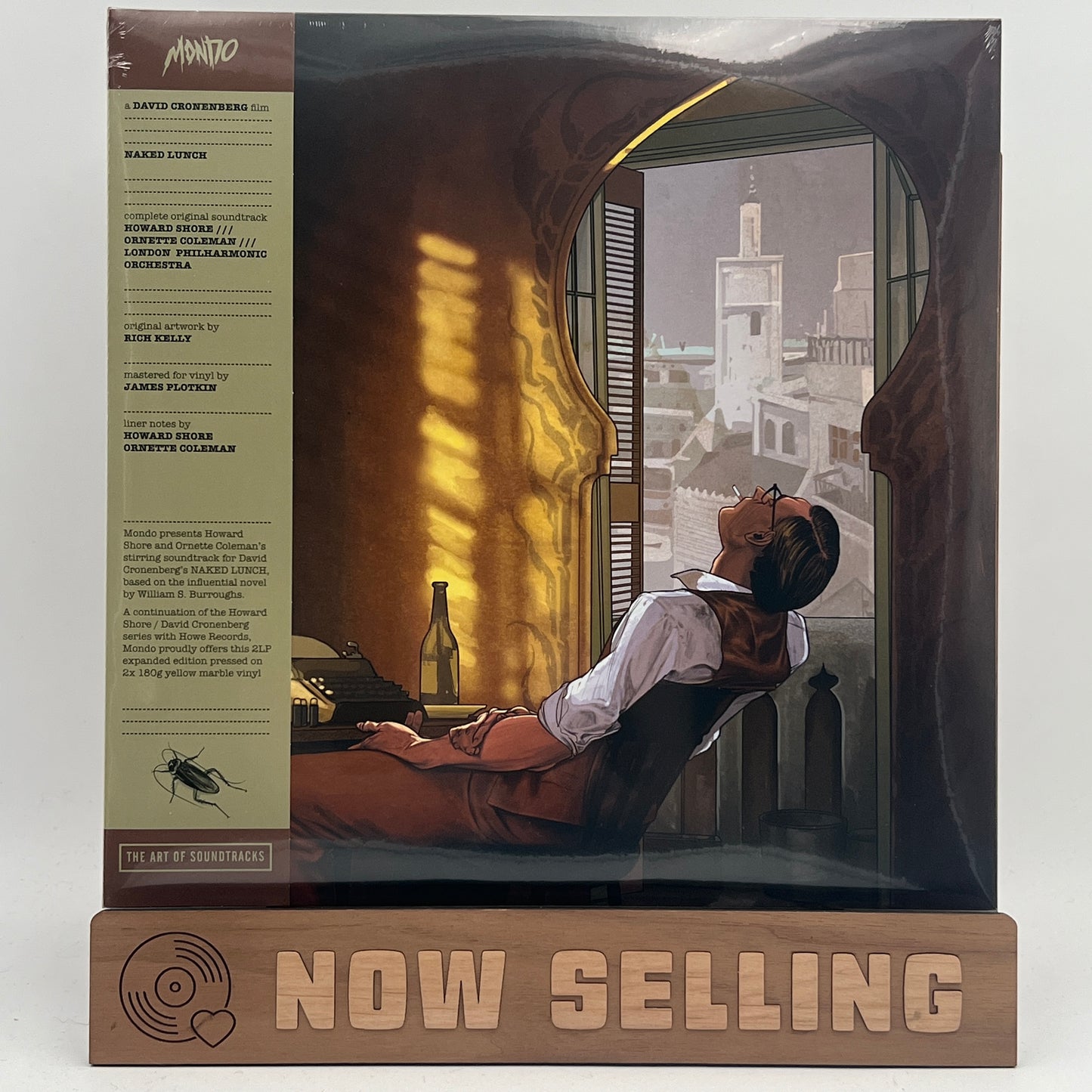 Naked Lunch Soundtrack Vinyl LP SEALED Yellow Howard Shore David Cronenberg
