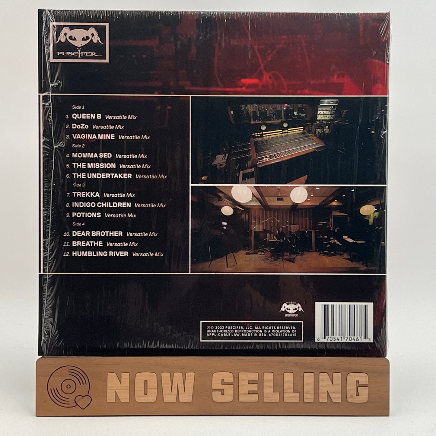 Puscifer - V is for Versatile Translucent Orange Vinyl LP Signed by Carina