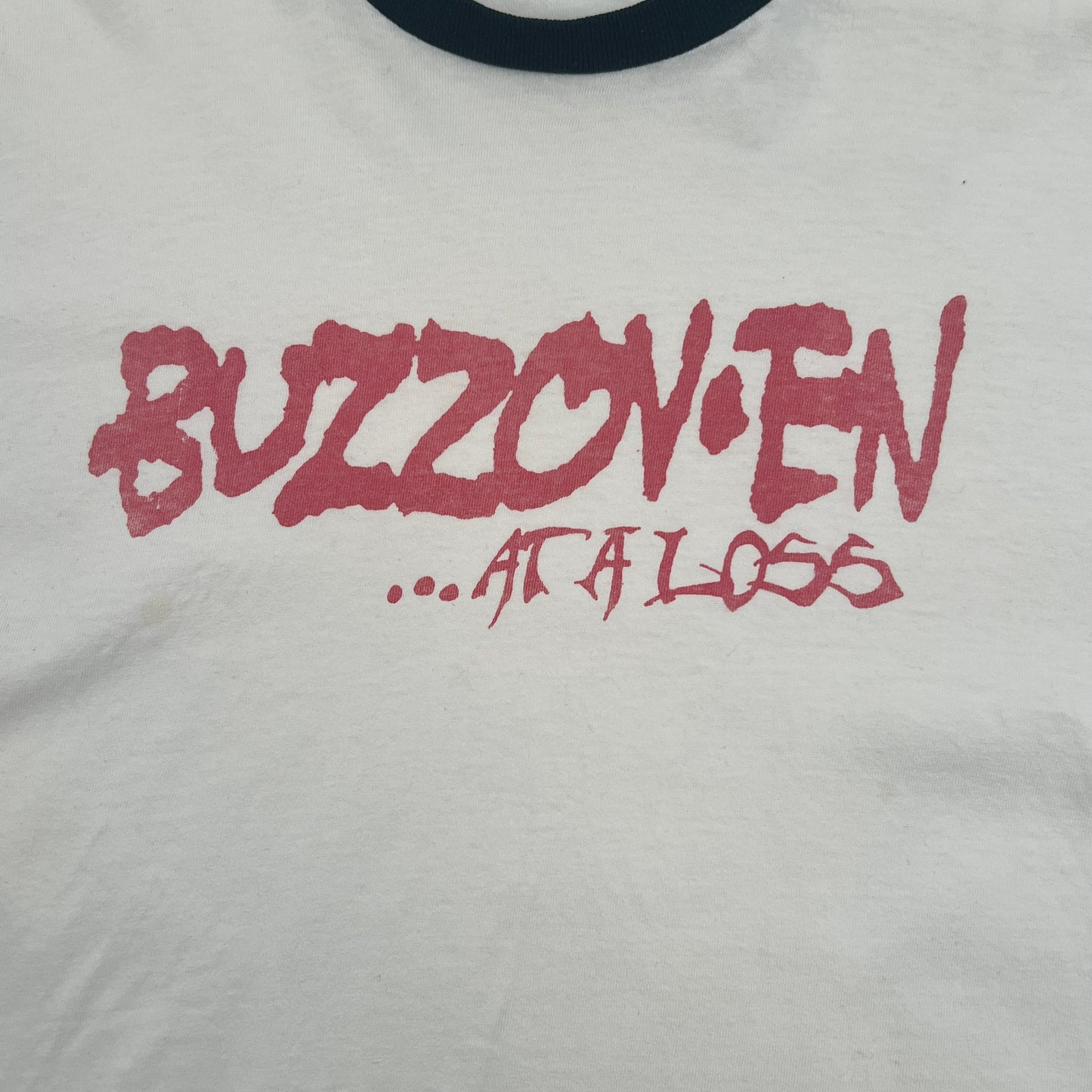Buzzoven At A Loss Ringer T-Shirt Size XL