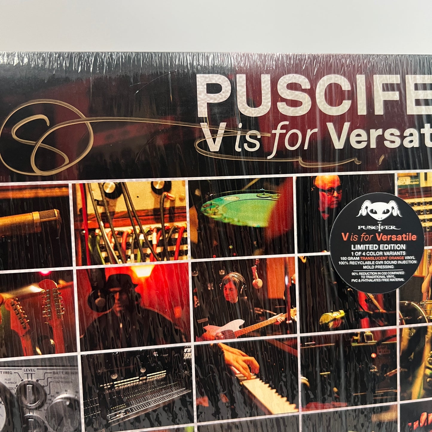 Puscifer - V is for Versatile Translucent Orange Vinyl LP Signed by Carina