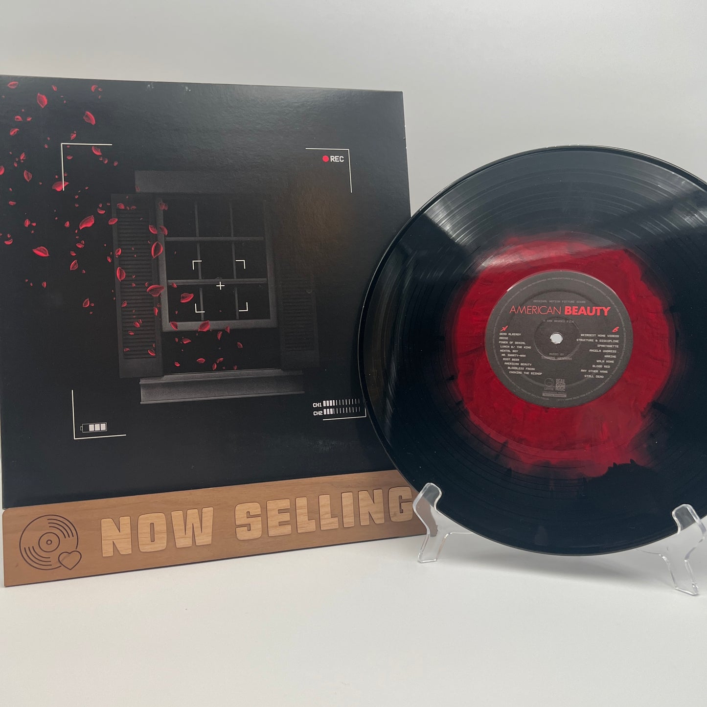 American Beauty Soundtrack Score Vinyl LP Red & Black Haze Thomas Newman
