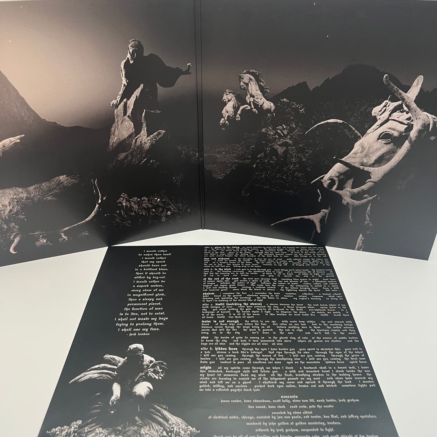 Neurosis - Given To The Rising Vinyl LP Clear w/ Gray Spinners