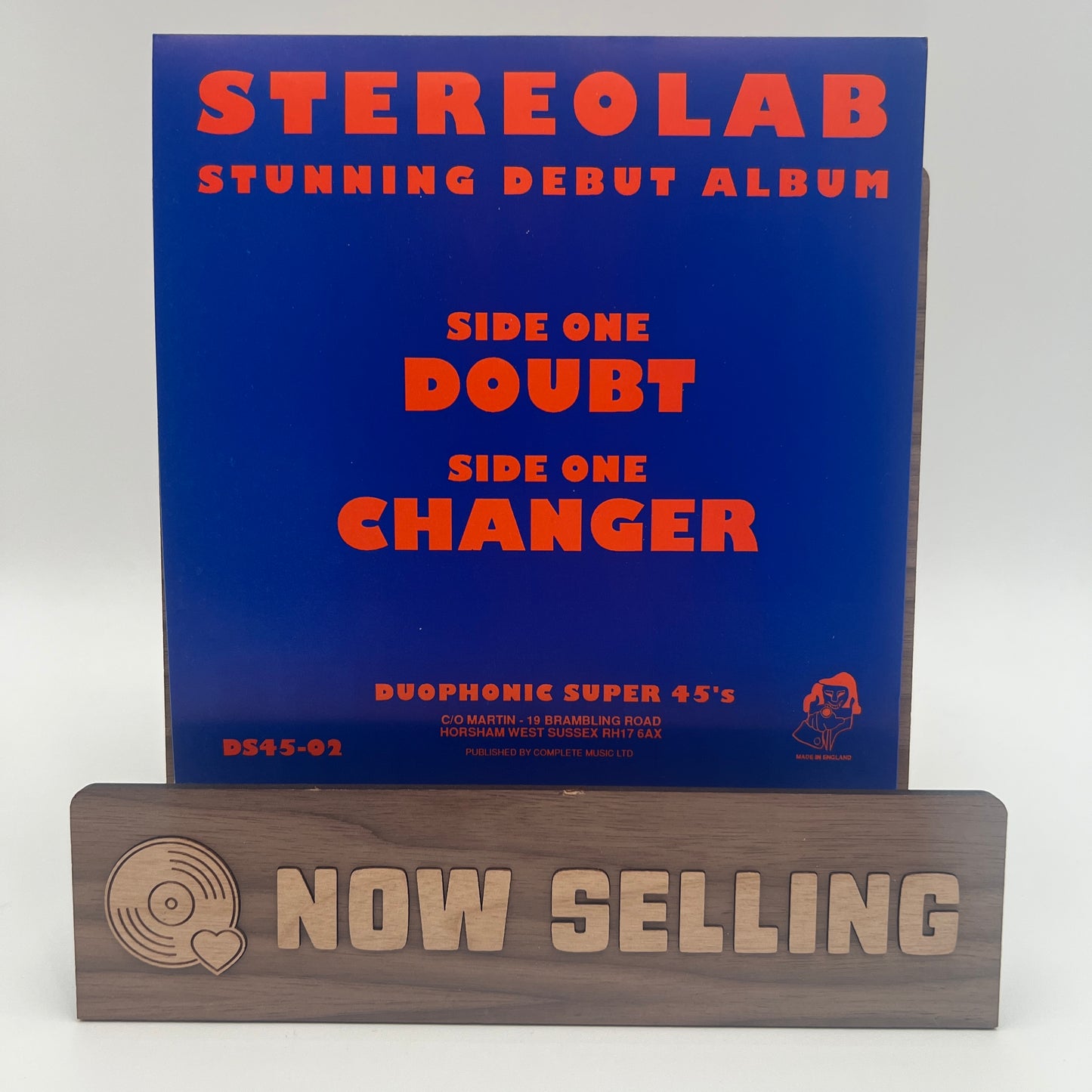 Stereolab - Stunning Debut Album Vinyl 7" Clear Repress