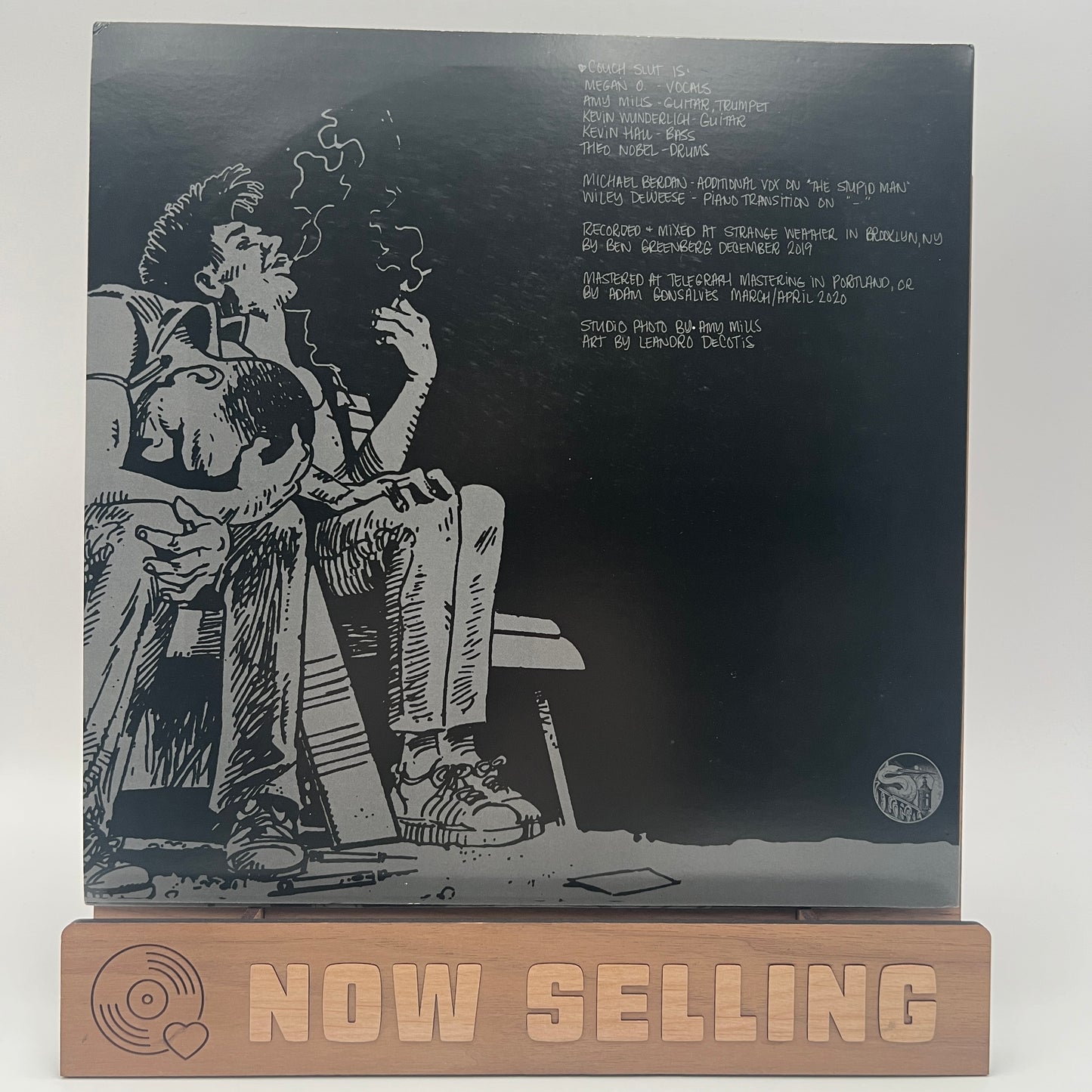 Couch Slut - Take A Chance On Rock 'n' Roll Vinyl LP Black & Silver Blend