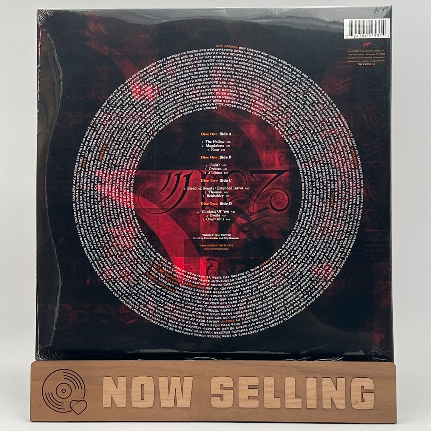 A Perfect Circle - Mer De Noms Vinyl LP Reissue Misprint SEALED Gatefold