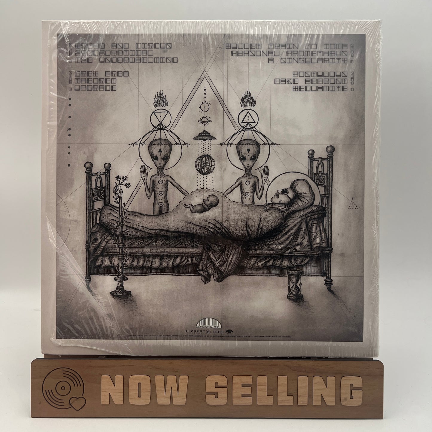 Puscifer - Existential Reckoning Vinyl LP Gray Translucent Marble Signed by Maynard, Mat and Carina