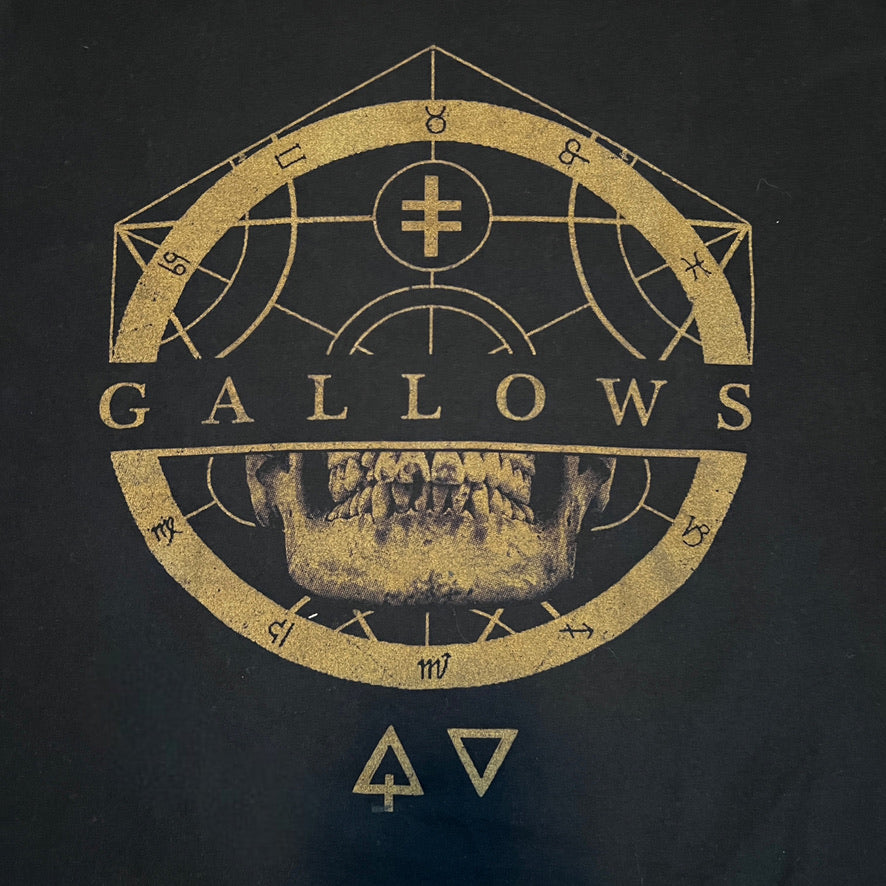 Gallows Band Gold Circle T-Shirt Size L