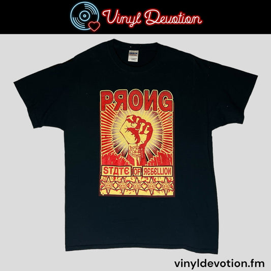 Prong - Carved Into Stone / State Of Rebellion T-Shirt Size L