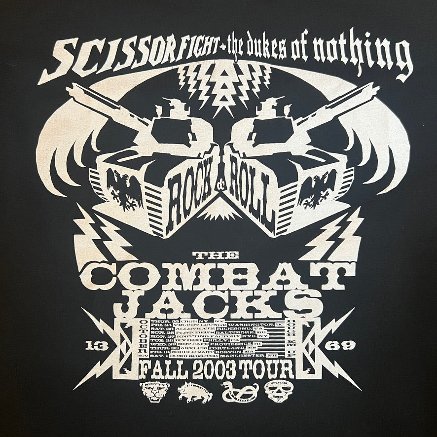 Scissorfight Fall 2003 Tour Shirt Size Medium