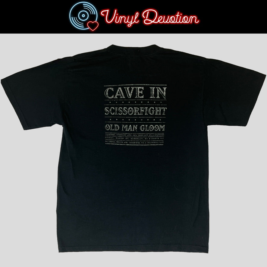 Cave In, Old Man Gloom, Scissorfight Clash of the Titans Tour 2002 T-Shirt Size M
