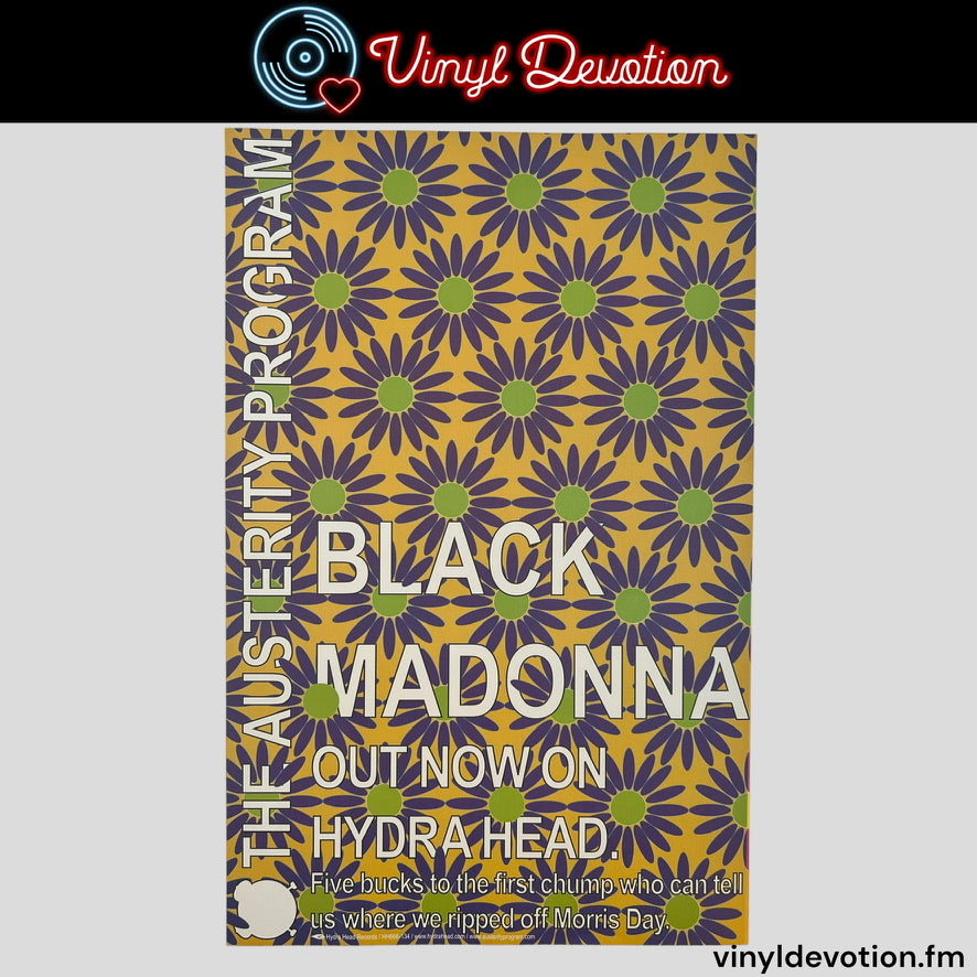 The Austerity Program - Black Madonna 11 x 17 Band Promo Poster