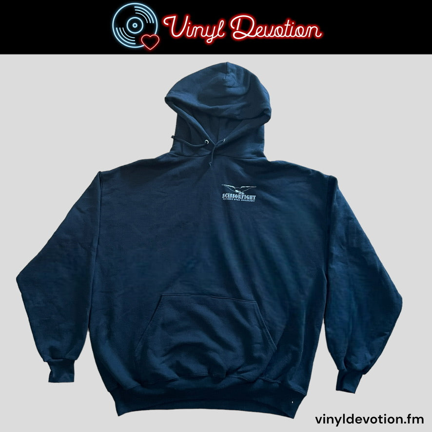 Scissorfight Victory Over Horseshit Pullover Hoodie Black Size XL