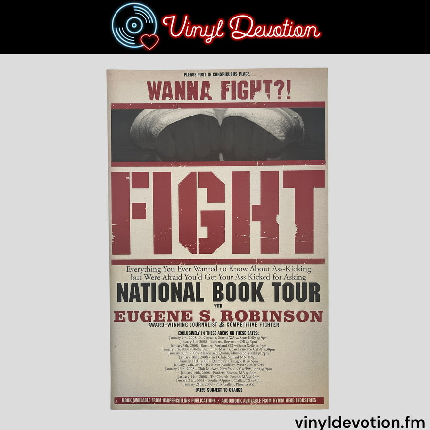 Eugene Robinson - Fight! Book Tour 11 x 17 Promo Poster