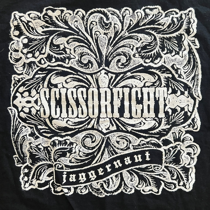 Scissorfight Jaggernaut Black Shirt Size Medium