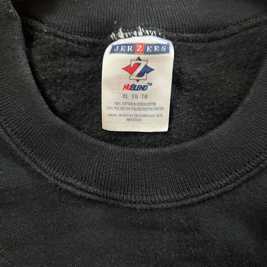 Scissorfight Victory Over Horseshit Crewneck Sweatshirt Black Size XL