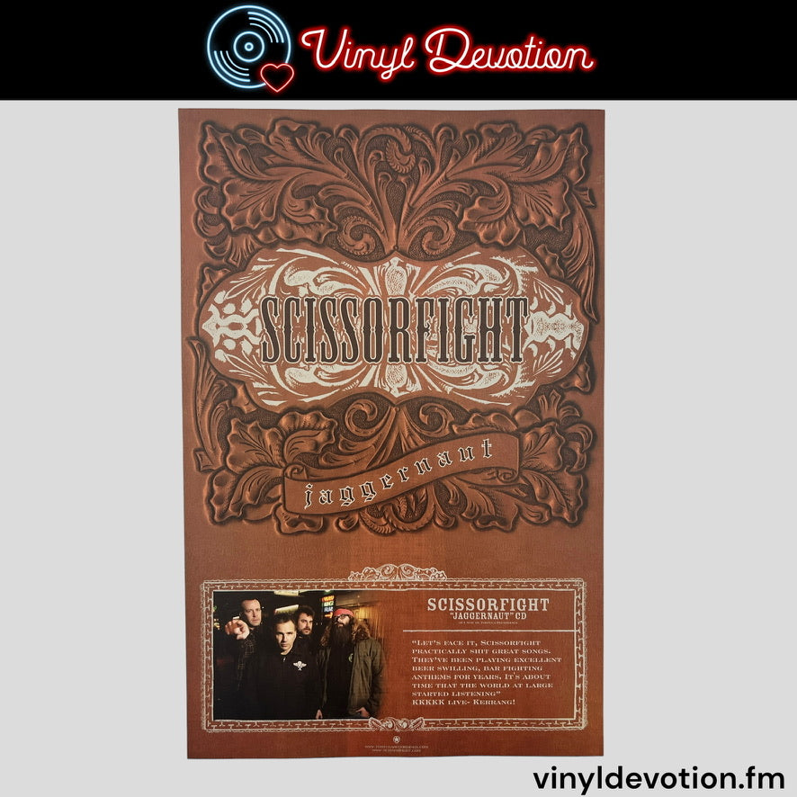 Scissorfight - Jaggernaut 11 x 17 Band Promo Poster