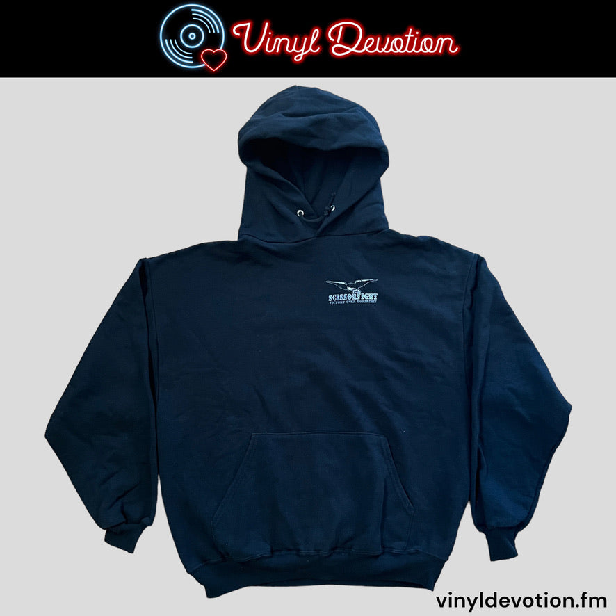 Scissorfight Victory Over Horseshit Pullover Hoodie Black Size Large