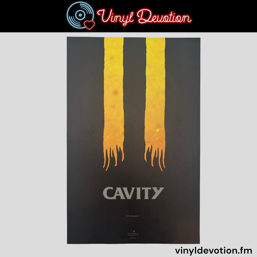Cavity - Laid Insignificant 11 x 17 Band Promo Poster