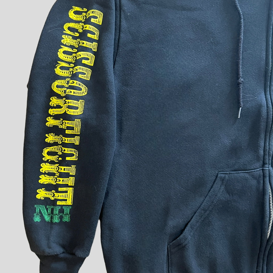 Scissorfight Live Free or Die Zipper Hoodie Black Size L