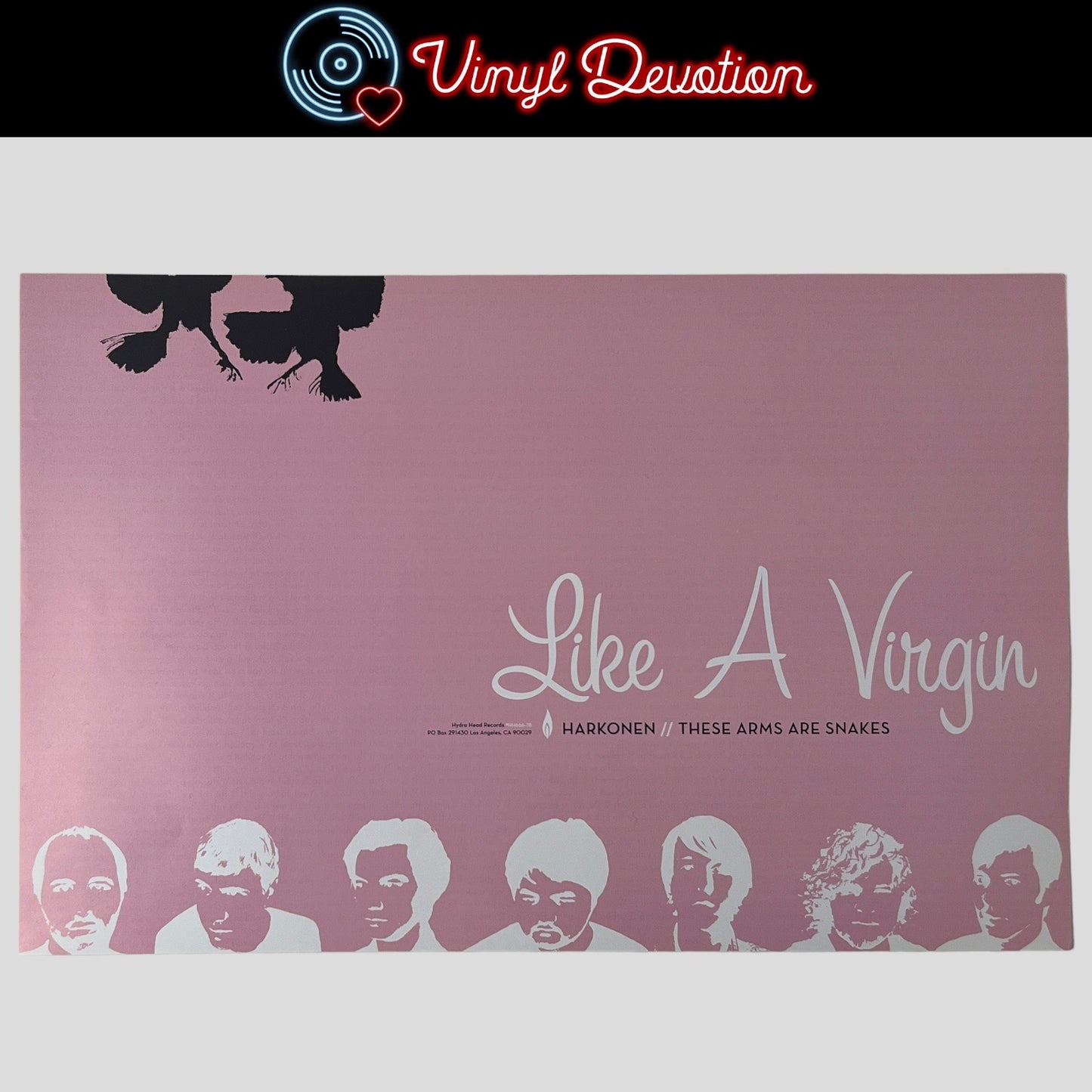 These Arms Are Snakes / Harkonen - Like A Virgin 11 x 17 Band Promo Poster