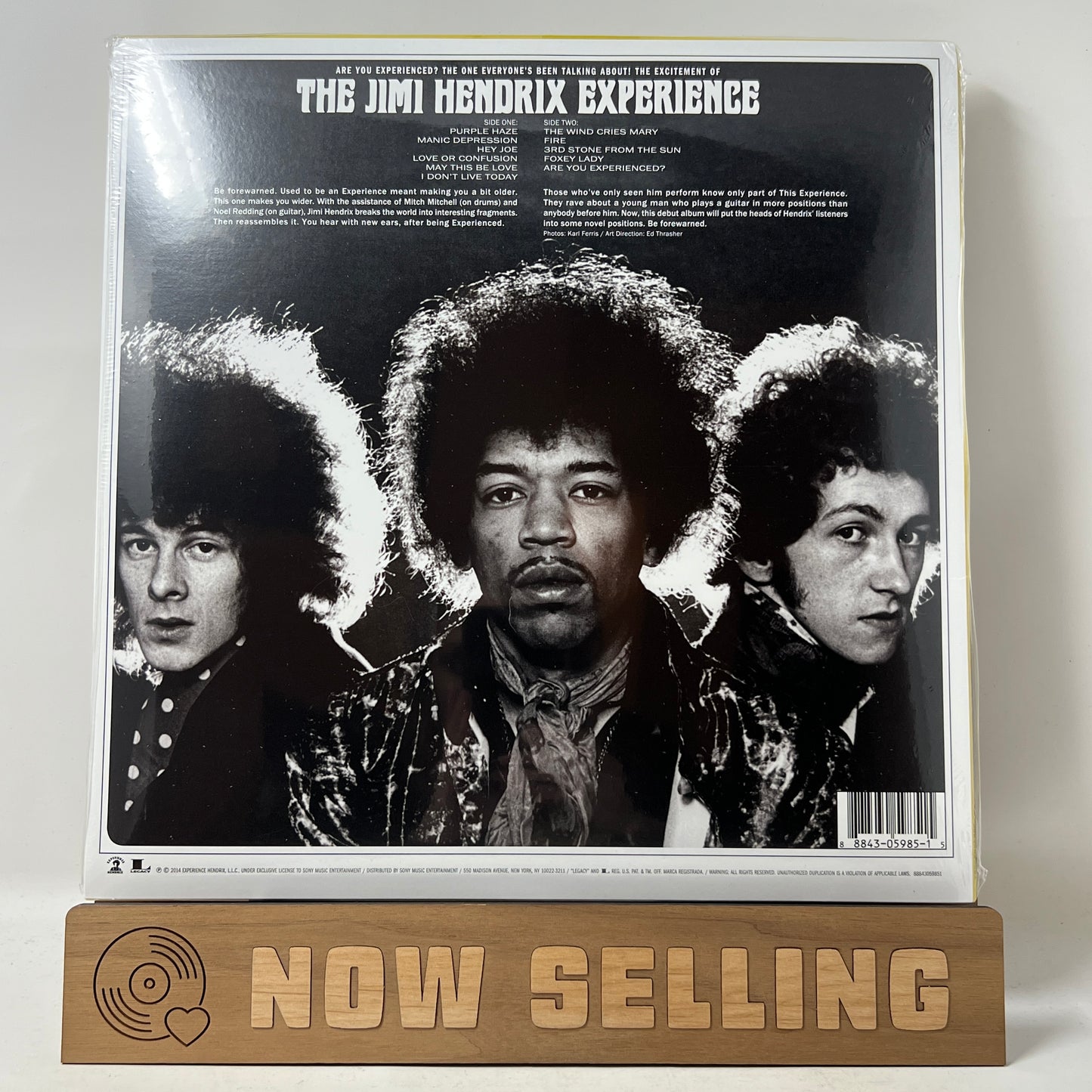 Jimi Hendrix Experience - Are You Experienced Vinyl LP Reissue SEALED